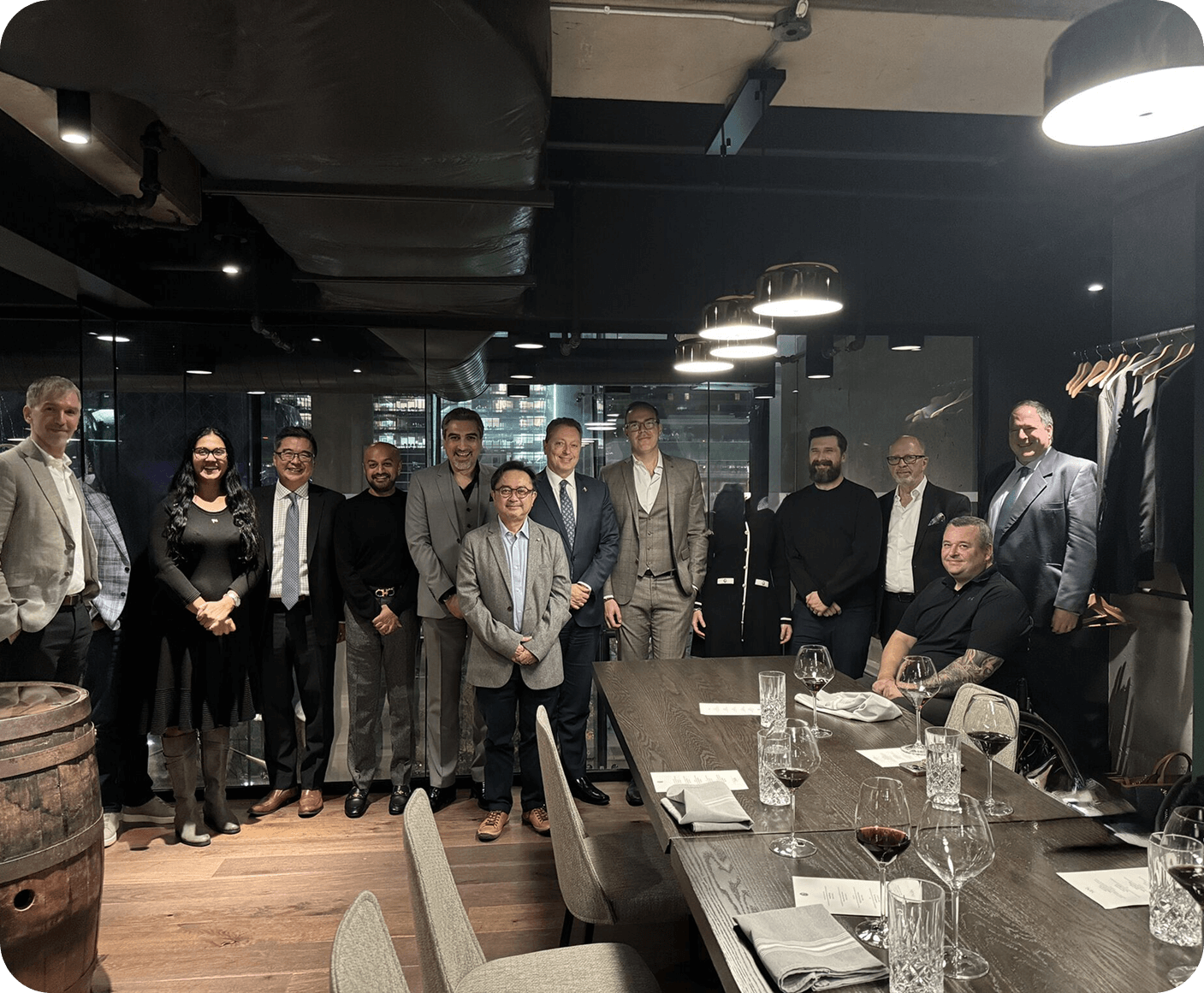 Security executives attending a private ISARA-hosted CISO dinner discussion.